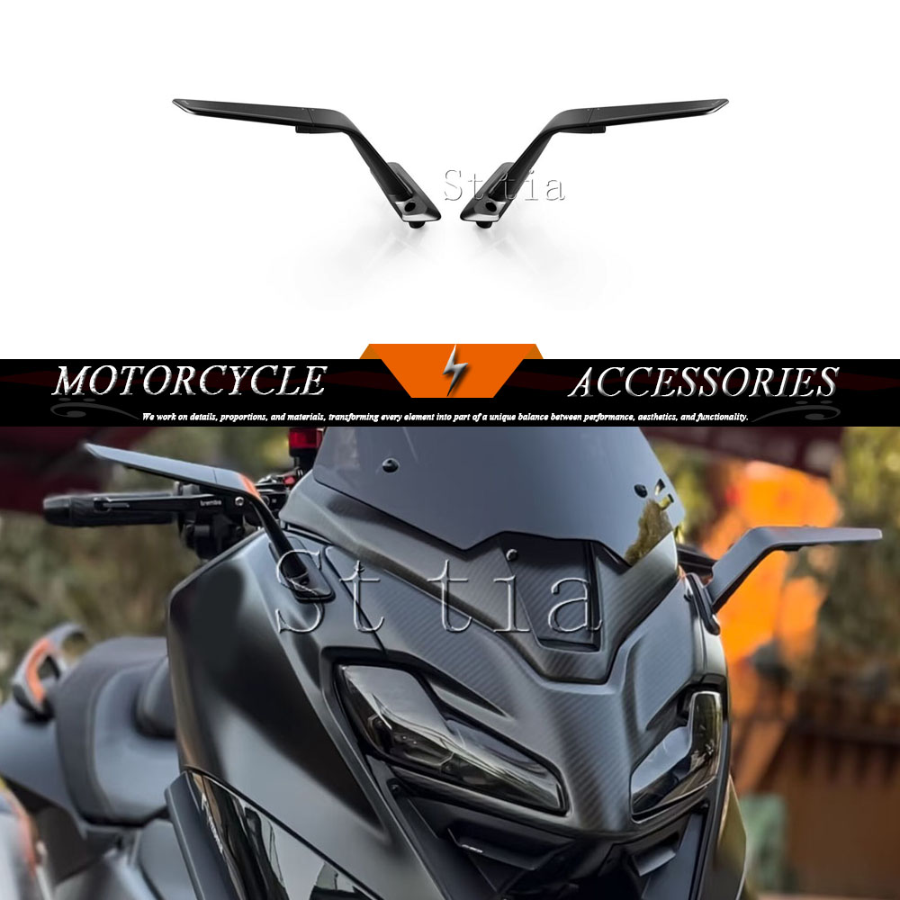 Tech Max Accessories - Espelhos Retrovisores Ajustáveis de Alumínio para