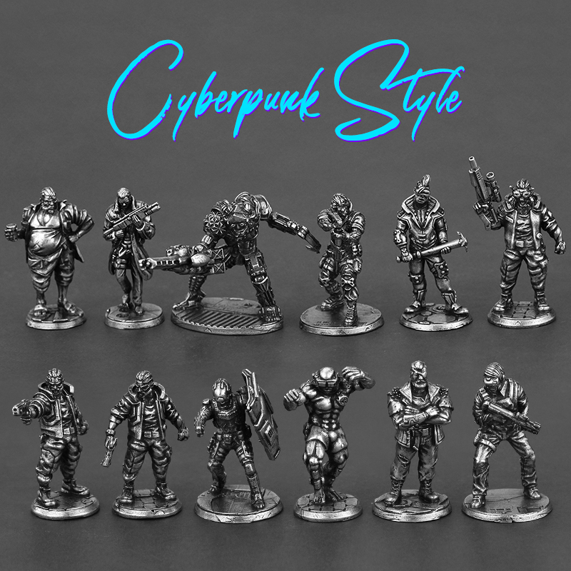 Tech Accessories Board - Tecnologia futurista estilo cyberpunk metal soldado
