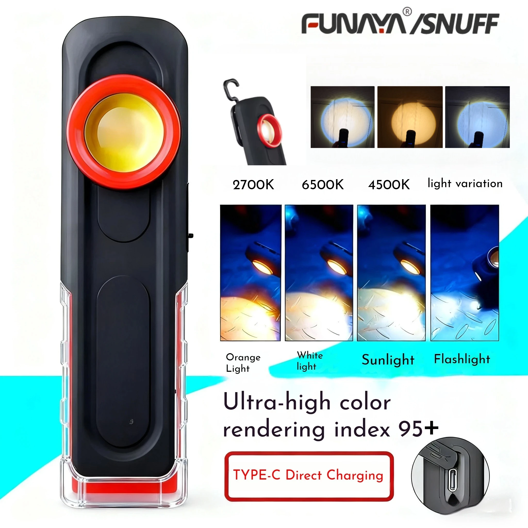 Tech Car Accessories - Funaya lanterna portátil ferramentas de detalhamento