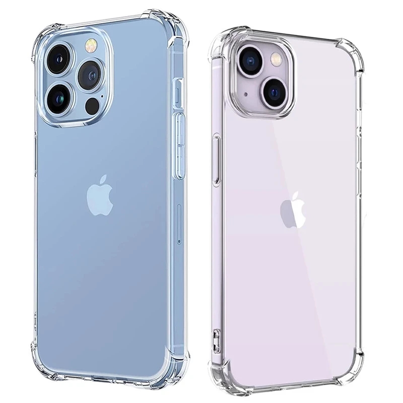 Tech Accessories Apple - Capa de telefone transparente à prova