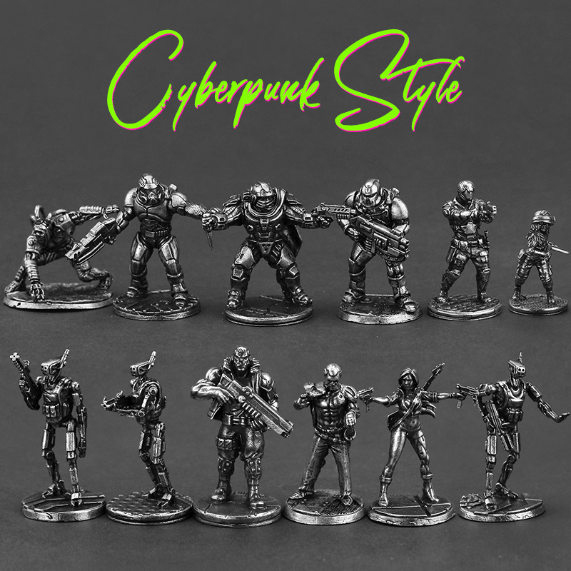 Tech Accessories Board - Tecnologia futurista estilo cyberpunk metal soldado