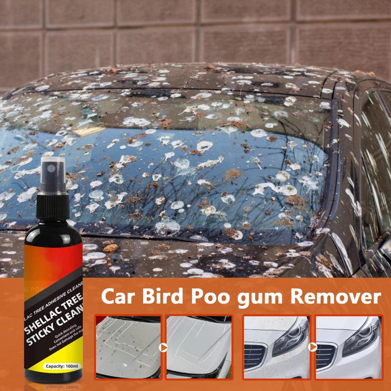 Screen Cleaner Spray - 100ml carro pássaro caindo removedor árvore
