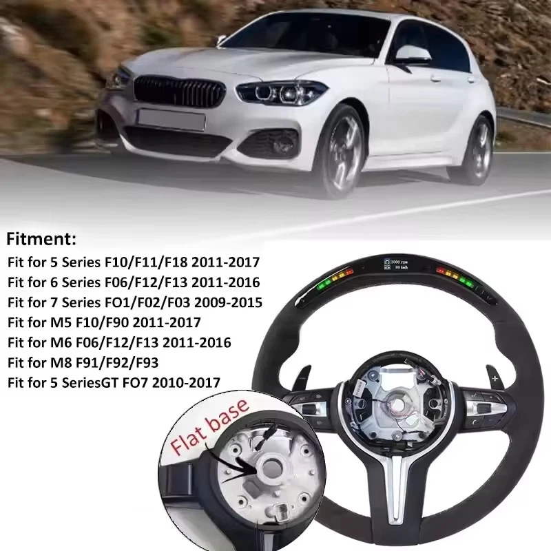 Volante de couro para BMW F10  - Tech Car Accessories avaliação e preço